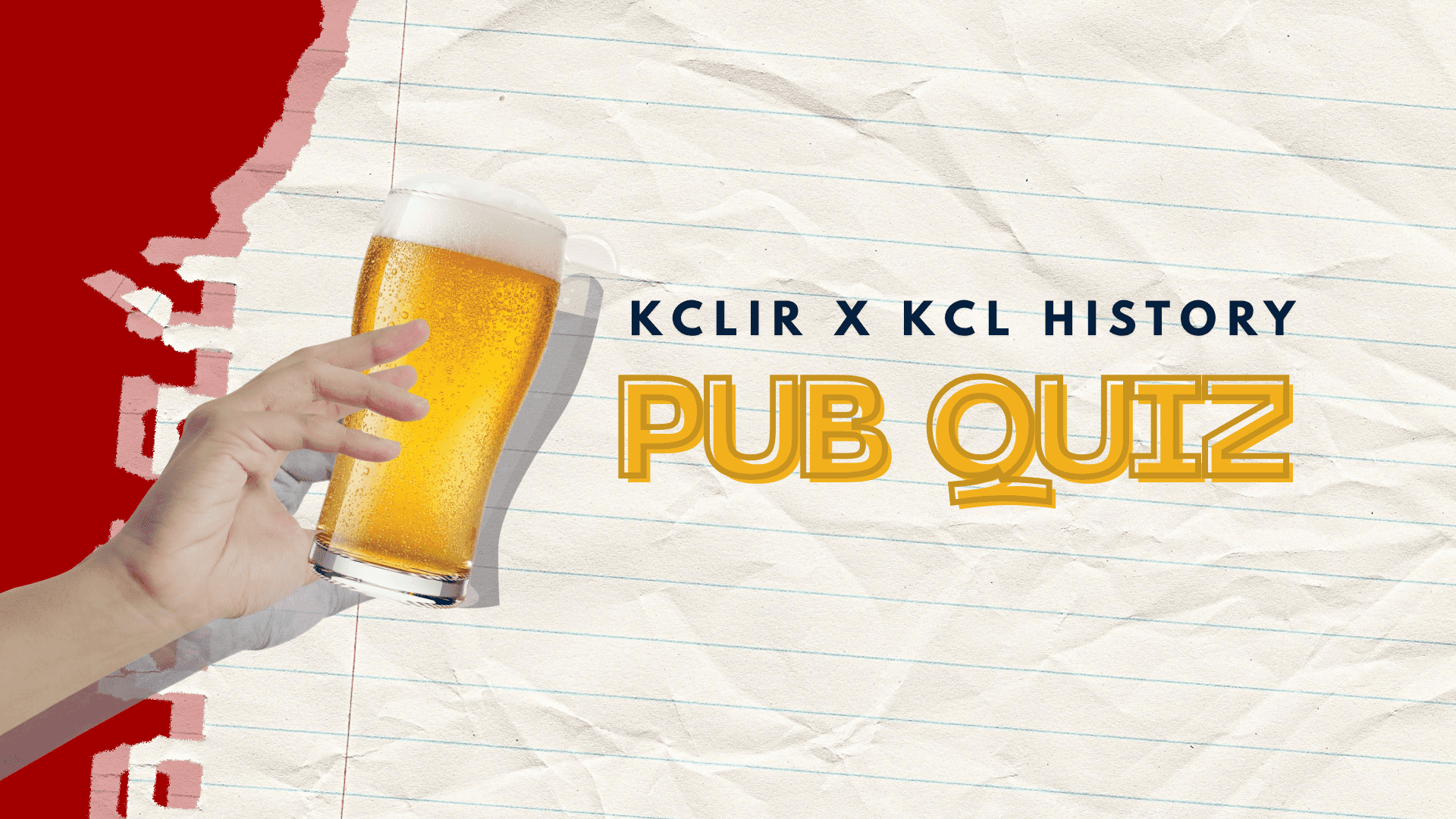 Cross Society Pub Quiz- KCL History x KCL IR + many more