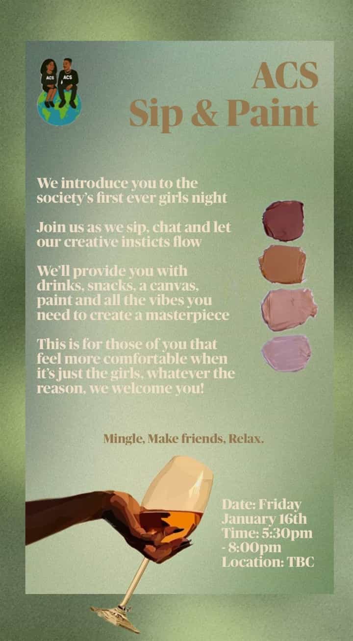 Sip And Paint Girls Night - ACS Style